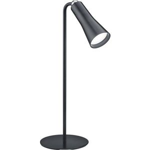 Matně černá kovová LED stolní lampa (výška 36 cm) Maxi – Reality obraz
