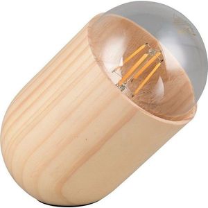 Béžová stolní lampa (výška 13, 5 cm) Nara – Reality obraz