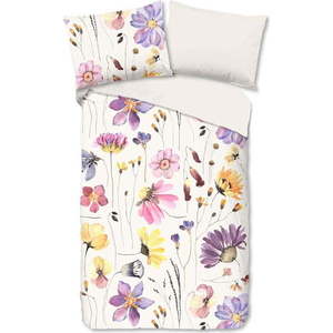 Bílé bavlněné povlečení na jednolůžko 140x200 cm – Good Morning obraz