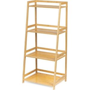 Bambusový koupelnový regál v přírodní barvě 52x115 cm Elori – Bonami Essentials obraz