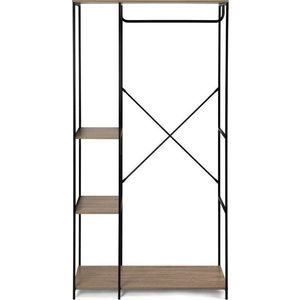 Černá ocelová předsíňová sestava 90x170x40 cm Aris – Bonami Essentials obraz