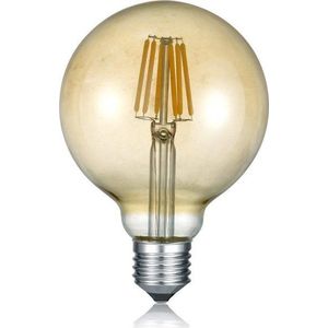 Teplá bílá LED/filamentová žárovka E27, 6 W Globe – Trio obraz