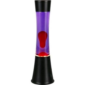 Černá LED lávová lampa (výška 39, 5 cm) Etna – Reality obraz