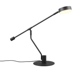 Matně černá LED stolní lampa s ohybatelnou konstrukcí (výška 64 cm) Manduro – Trio obraz