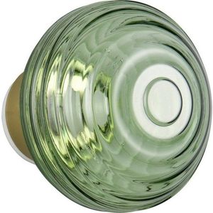 Zelené skleněné LED nástěnné svítidlo na USB ø 15, 5 cm Earl – Reality obraz