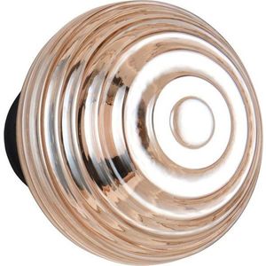 Jantarové skleněné LED nástěnné svítidlo na USB ø 15, 5 cm Earl – Reality obraz