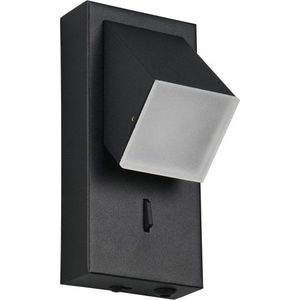 Matně černé LED nástěnné svítidlo Raglan – Trio obraz