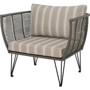 Béžové polstrované zahradní křeslo Mundo – Bloomingville obraz