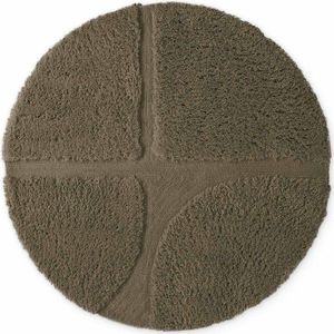 Khaki ručně tkaný kulatý koberec ø 200 cm Lambeth Jasper – Ted Baker obraz