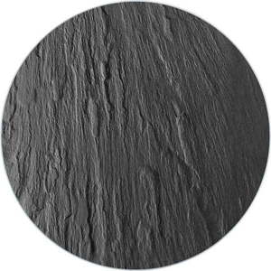 Černá skleněná podložka pod hrnec Wenko Trivet, ø 20 cm obraz