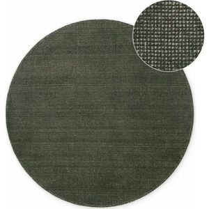 Tmavě zelený ručně tkaný vlněný kulatý koberec ø 200 cm Greenwich – Ted Baker obraz