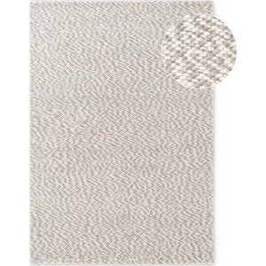 Světle šedý/krémový ručně tkaný vlněný koberec 140x200 cm Lyon Beans – Elle Decoration obraz