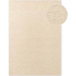 Béžový ručně tkaný vlněný koberec 200x290 cm Puristic Knots – Elle Decoration obraz