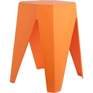 Oranžová plastová stolička Cherish – Leitmotiv obraz