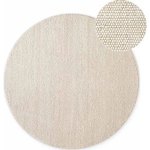 Krémový ručně tkaný vlněný kulatý koberec ø 200 cm Richmond Diana – Ted Baker obraz