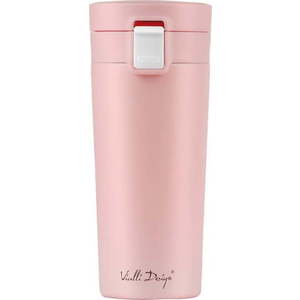 Růžový cestovní termohrnek Vialli Design Fuori, 400 ml obraz