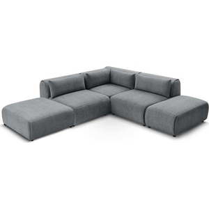 Šedá rohová pohovka (variabilní) Jeanne – Bobochic Paris obraz