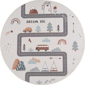 Krémový pratelný dětský koberec ø120 cm Coco 1134 – Ayyildiz Carpets obraz