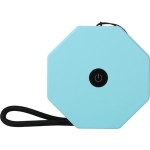 Bílá/tyrkysová přenosná světelná dekorace na USB ø 8 cm Twist – Gingko obraz