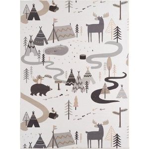 Krémový pratelný dětský koberec 140x200 cm Coco 1135 – Ayyildiz Carpets obraz