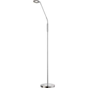 LED stmívatelná stojací lampa ve stříbrné barvě (výška 150 cm) Dent – Fischer & Honsel obraz
