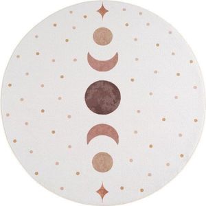 Krémový pratelný dětský koberec ø120 cm Coco 1136 – Ayyildiz Carpets obraz