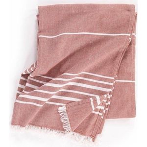 Bavlněná deka v terakotové barvě 150x200 cm Solene – Tiseco Home Studio obraz