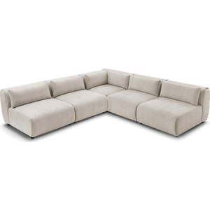 Béžová rohová pohovka (variabilní) Jeanne – Bobochic Paris obraz