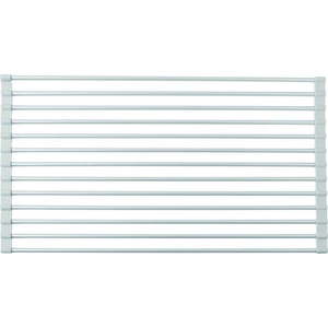 Hliníková odkapávací mřížka na dřez ve stříbrné barvě Metro – iDesign obraz