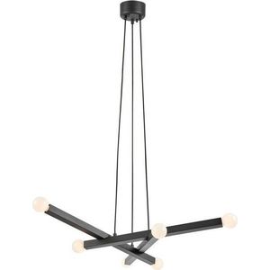 Černé kovové závěsné svítidlo Stack – Markslöjd obraz