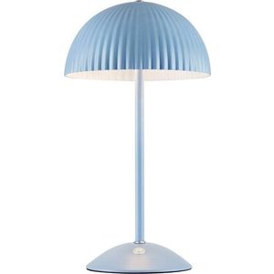 Modrá kovová stolní lampa s kovovým stínidlem (výška 33, 5 cm) Zin – Markslöjd obraz