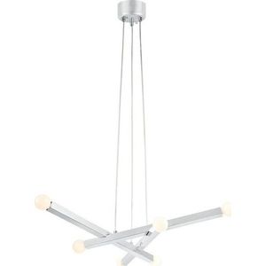 Kovové závěsné svítidlo ve stříbrné barvě Stack – Markslöjd obraz