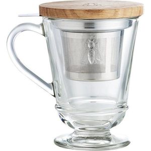 Skleněný hrnek se sítkem 270 ml Abeille – La Rochére obraz