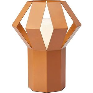 Oranžová kovová stolní lampa s kovovým stínidlem (výška 27 cm) Octa – Markslöjd obraz