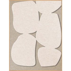 3D obraz s rámem/akustický 90x120 cm Stone Path 1 – Malerifabrikken obraz