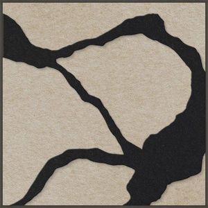 3D obraz s rámem/akustický 102x102 cm Quiet Friction 1 – Malerifabrikken obraz