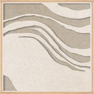 3D obraz s rámem/akustický 62x62 cm Sacred Silence 2 – Malerifabrikken obraz