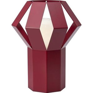 Červená kovová stolní lampa s kovovým stínidlem (výška 27 cm) Octa – Markslöjd obraz