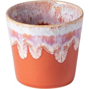 Bílo-oranžový kameninový hrnek na espresso Costa Nova, 210 ml obraz