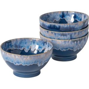Modré mísy v sadě 4 ks z kameniny ø 15 cm Latte – Costa Nova obraz
