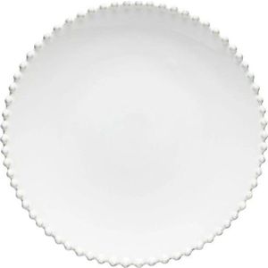 Bílý kameninový talíř Costa Nova Pearl, ⌀ 28 cm obraz