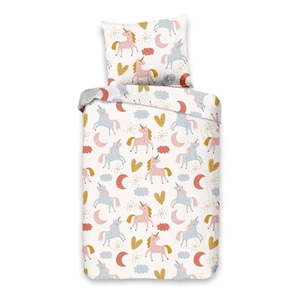 Dětské bavlněné povlečení Good Morning Jednorožec, 100 x 135 cm obraz