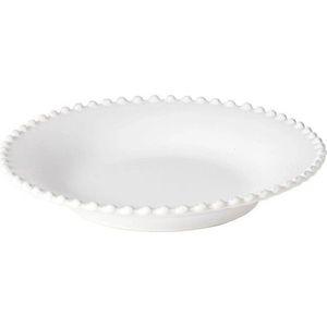 Bílý kameninový talíř na polévku Costa Nova Pearl, ⌀ 24 cm obraz