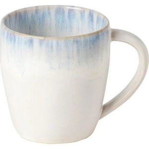 Hrnek z kameniny ve světle modro-bílé barvě 440 ml Brisa – Costa Nova obraz