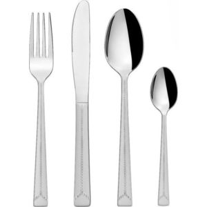 Nerezový příbor 24 ks ve stříbrné barvě Bright – Orion obraz