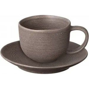 Tmavě hnědé keramické šálky v sadě 2 ks 190 ml Kumi – Blomus obraz