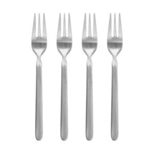 Nerezové dezertní vidličky v matně stříbrné barvě pro 4 osoby Stella – Blomus obraz