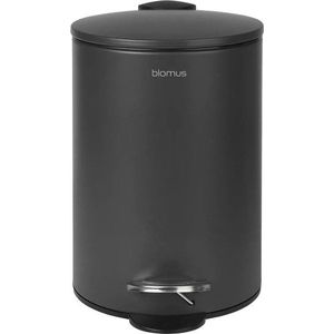 Antracitový nášlapný ocelový odpadkový koš 3 l Tubo – Blomus obraz