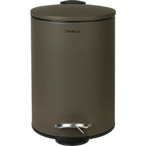 Tmavě šedý nášlapný ocelový odpadkový koš 3 l Tubo – Blomus obraz