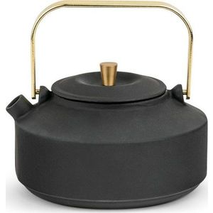 Černá konvice na čaj z litiny se sítkem 1 l Shangdong – Bredemeijer obraz